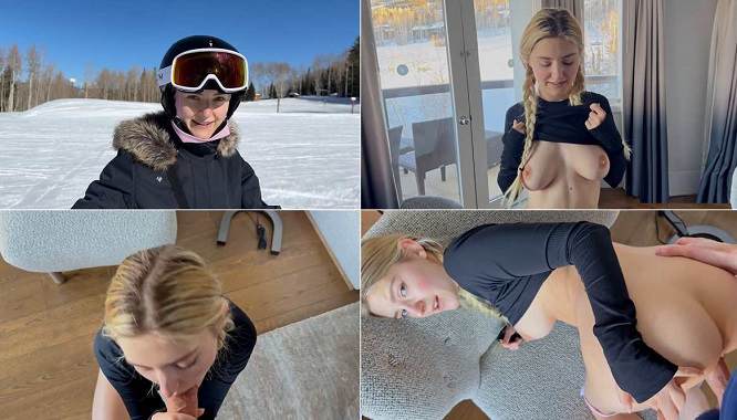 Eva Elfie - Ski Resort Adventure