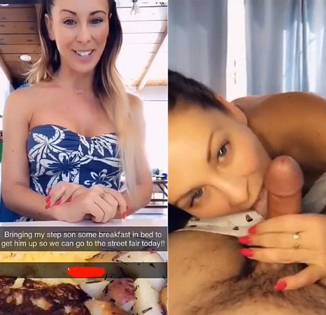 Cherie DeVille - Treats her Real Stepson to Breakfast in Bed