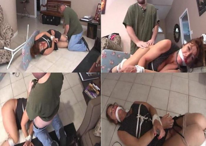 Rachel Steele Bound and Gagged - Nosy Son gets Nabbed
