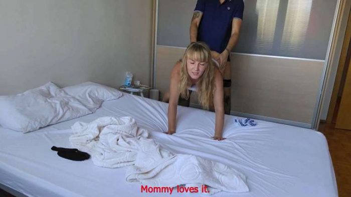 Google wives on bed showing pussy