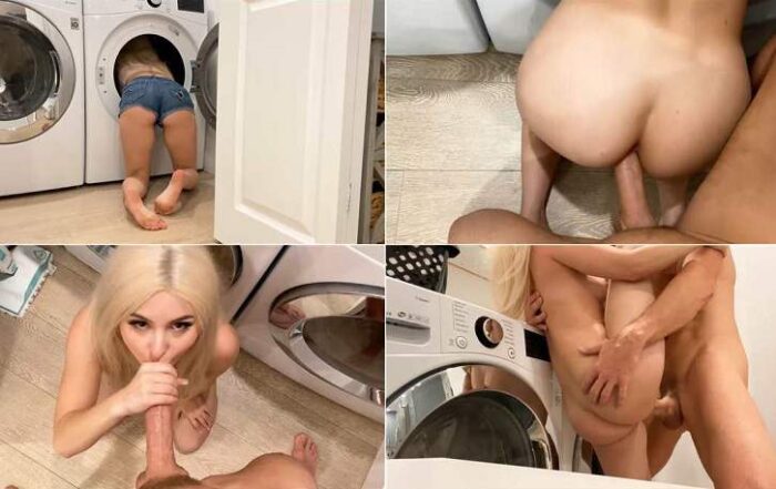 Aria Banks, Johnny Sins - My Sister Stuck in the Dryer Again FullHD 1080p