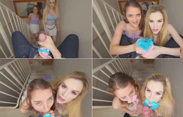 Roxy Cox, Tamsin - Panty Stuffing & Facefucking Lil Sisters 4k 2160p