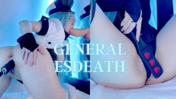 Manyvids MollyRedWolf - General Esdeath takes on a huge cock 4k 2160p