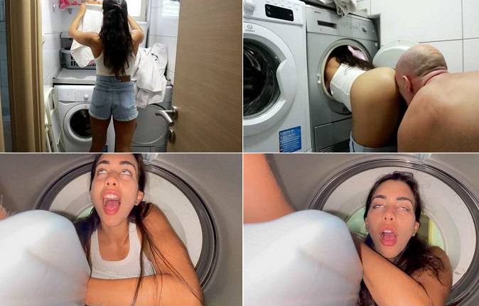 fablazed - Hot Sister in the Laundry Room 4K 2160p