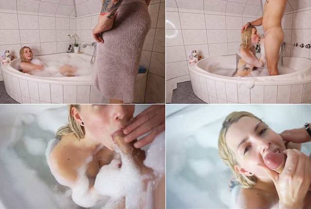  Gypsy Page - Bathtub Deepthroat for the stepbrother FullHD 1080p