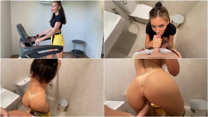  Hungry_Kitty - Fucked a Horny Stepmom in the Gym Toilet FullHD 1080p