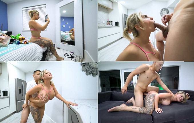 Johnny Love, Brandy Renee - Busty Blonde Sister Made My Fantasies Come To Life FullHD 1080p