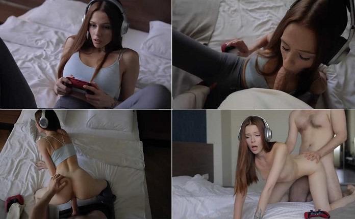  AriaVix - Goddess of Games Sister has hard sex while playing Horror: Alan Wake 2 FullHD 1080p