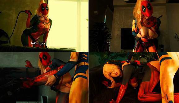 Molly Red Wolf – Deadpool vs Wolverine. Crazy Sexual Fight FullHD