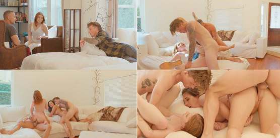 Katerina DeVille and Elizabeth Skylar – A Foursome to fix our family FullHD